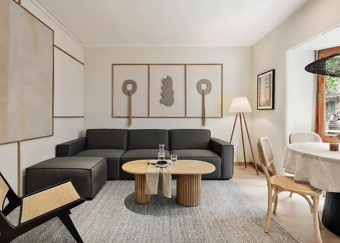 شقة Izabal - 3 Bedrooms And Office In Eixample Esquerra برشلونة